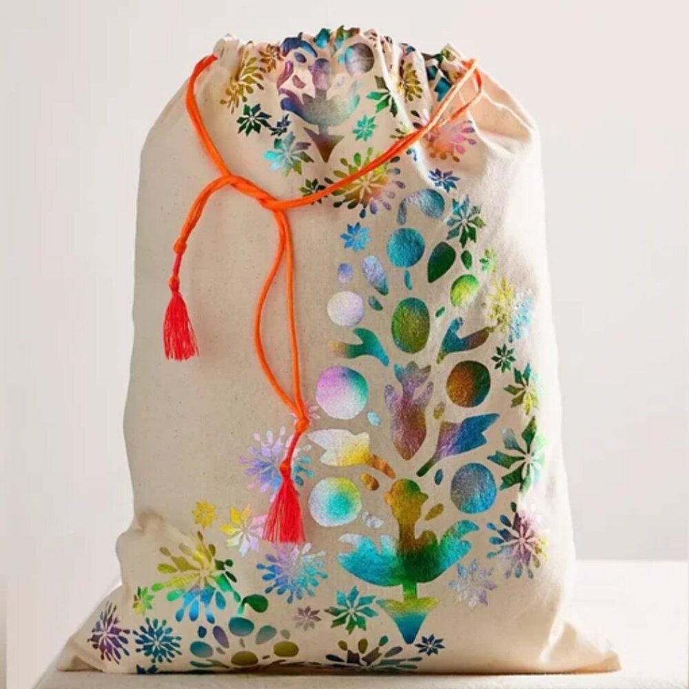 ✨ Free People Holiday Edition Gift Bag 🪅 FP Movement Buti Logo - Gift Sack